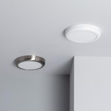 Prodotto da Plafoniera LED 18W Circolare Metallo Ø225 mm Design Argento