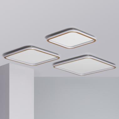 Produkt od Přisazené Stropní Čtvercové 30W LED Svítidlo Allharo Kovové CCT dle Výběru 410x410 mm 