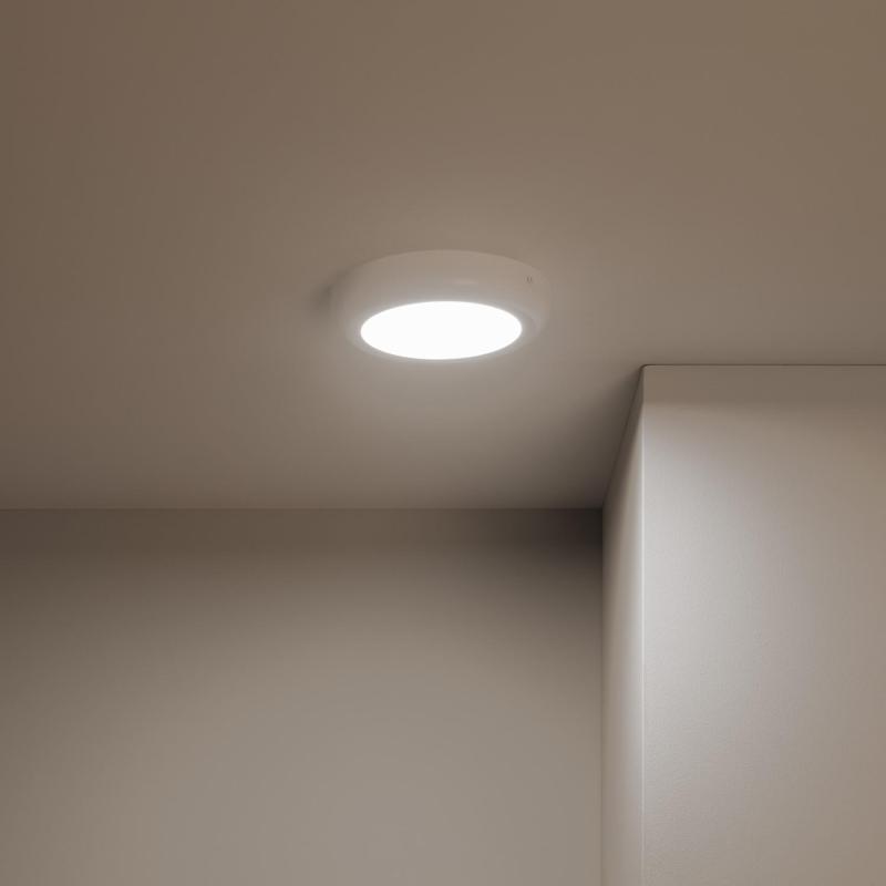 Produkt od Přisazené Stropní Kruhové 12W LED Svítidlo Ø180 mm Kovové Bílé