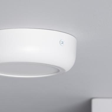 Produit de Plafonnier LED Rond Métal Design White 6W Ø125 mm 