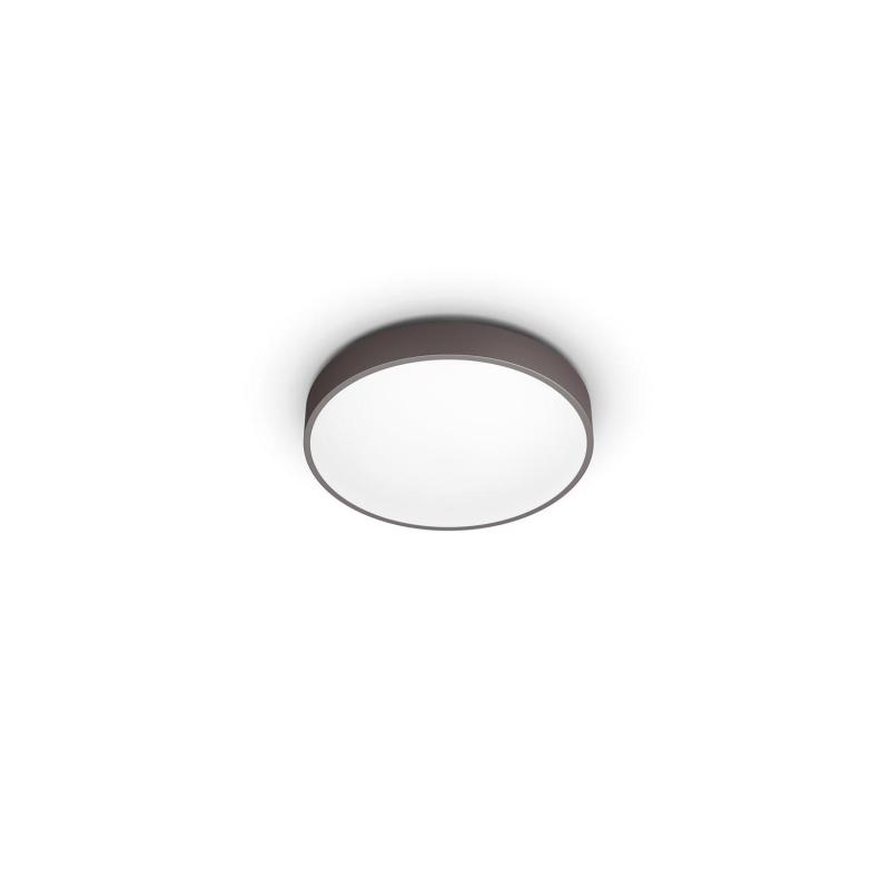 Product van Plafondlamp PHILIPS Bruin Rond LED 28W CCT met Afstandsbediening 