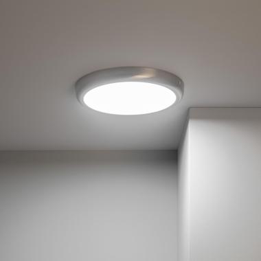 Product van Plafondlamp 24W LED Rond  Metaal Silver design  Ø300 mm