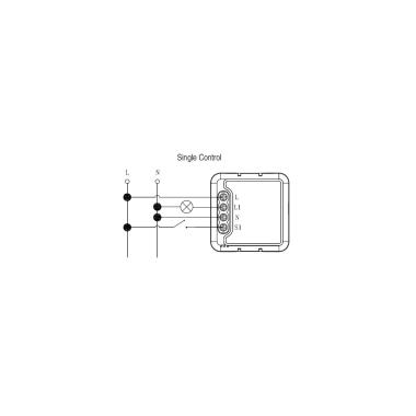 Produit de Interrupteur WiFi Compatible avec Interrupteur et bouton-poussoir Conventionnel 