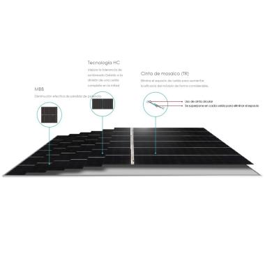 Produit de Panneau Solaire Photovoltaïque Monocristallin 545W JINKO Tier 1 Tiger Pro JKM545M-72HL4-V