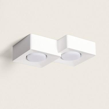 Quman Plaster 2 Spotlight Ceiling Lamp