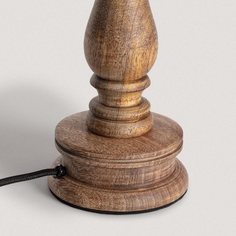 Produit de Pied de Lampe à Poser en bois Chess ILLUZIA