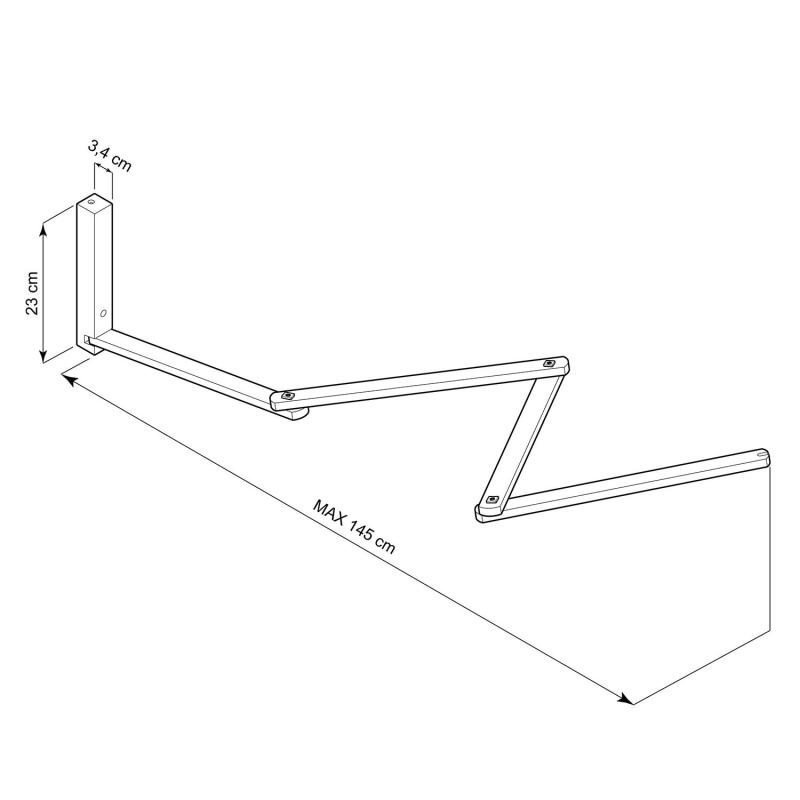 Produkt von Wandhalterung PINOCCHIO XL für Wandleuchte Creative-Cables Modell PINOCCHIOXL01 