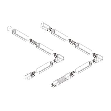 Produit de Rail Triphasé DALI TRACK pour Spots LED 1 Mètre