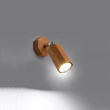 Product van Wandlamp Zeke  Hout SOLLUX