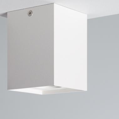 Product van Plafondlamp  Aluminium Jaspe Wit 