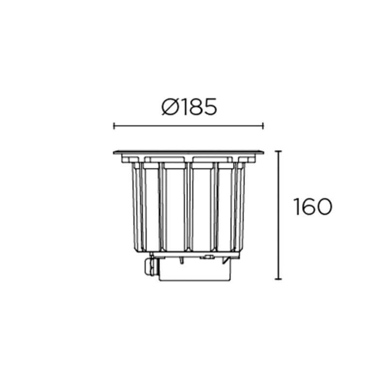 Product of 11.9W Gea Technopolymer LED Step Light LEDS-C4 55-E038-CA-CL