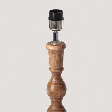 Produit de Pied de Lampe à Poser en bois Anand ILUZZIA