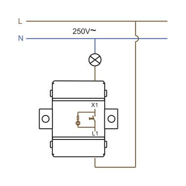 Prodotto da Pulsante Semplice con Indicatore Luminoso IP54