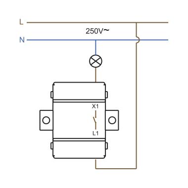 Produkt von Lichtschalter IP54