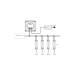 Product van Controller RGBWW DALI Master Touch Wanddimmer 