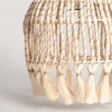 Product of Kempo Buki Rattan & Ramie Pendant Lampshade ILUZZIA