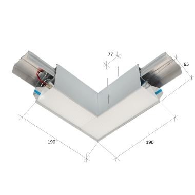 Produkt od Lineární LED Svítidlo "L" New Turner 8W (UGR19)