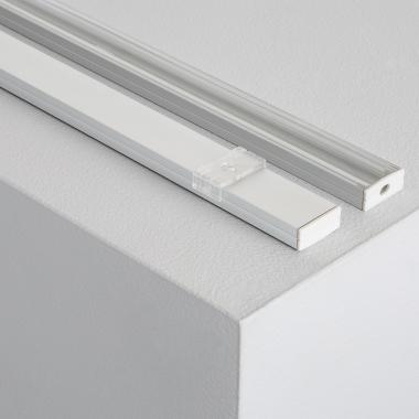 Produkt von Aluminiumprofil mit Durchgehender Abdeckung für doppelte LED-Streifen bis 20mm