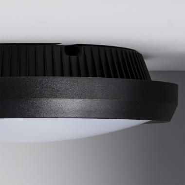 Produit de Plafonnier Extérieur Rond Curio IP65 Noir 