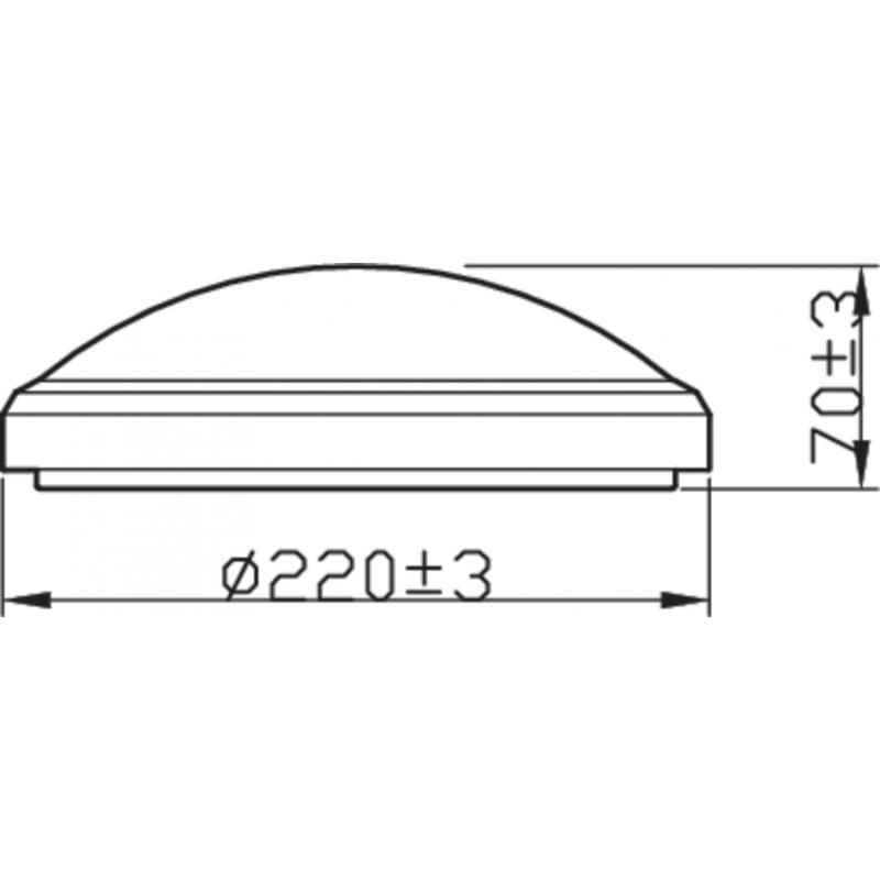 Prodotto da Plafoniera LED PHILIPS Doris 6W IP44