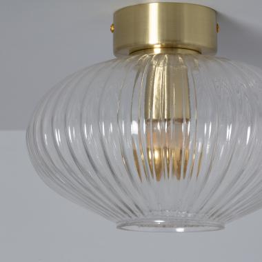 Product of Prometeo Metal and Glass Ceiling Lamp