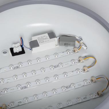 Product van Plafondlamp LED 24W Metaal Ø350 mm CCT Selecteerbaar Eyelight