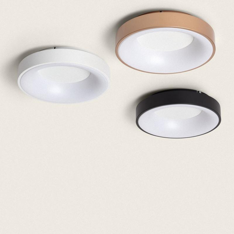 Produit de Plafonnier LED Rond 30W Métal Ø380 mm CCT Sélectionnable Jacob