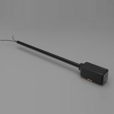 Product van Connector met kabel voor Externe voeding Enkelfasige 25 mm Super Slim magneet Rail 