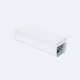 Prodotto da Binario in Alluminio Terminale con Coperchio per Barra Lineare LED 25cm Trunking Easy Line LEDNIX