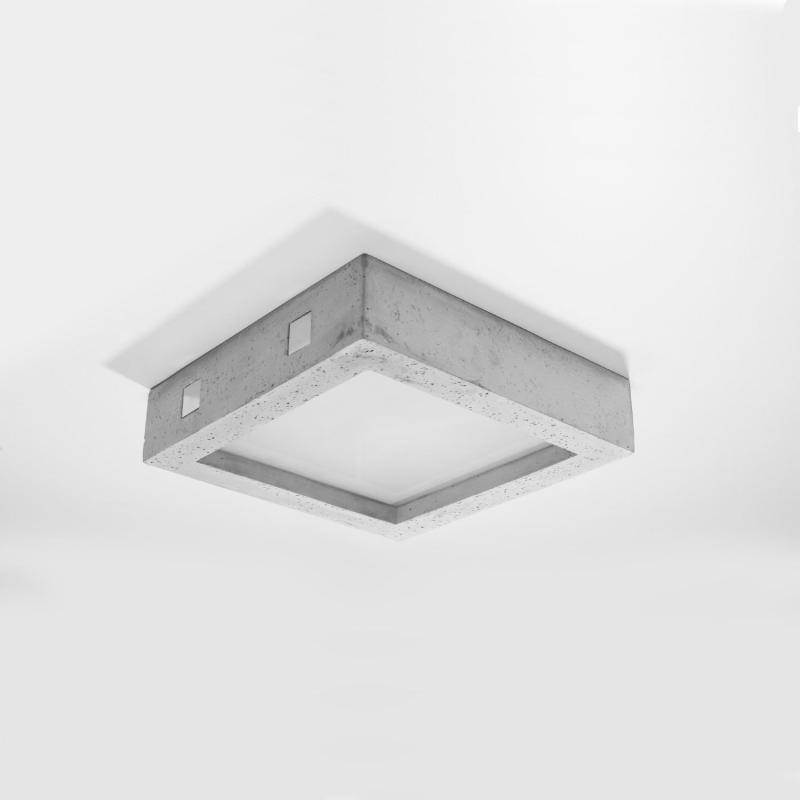 Product van Plafondlamp Riza Beton SOLLUX 