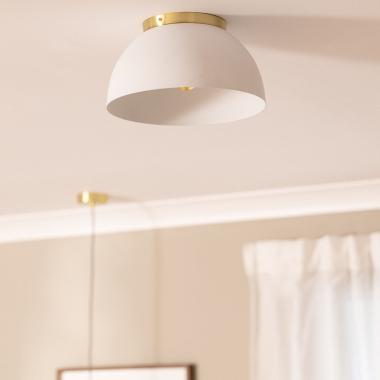 Product van Plafondlamp Rond Aluminium Ø300 mm Bosco Gold   