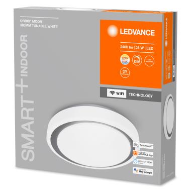 Product of 26W ORBIS Moon Smart+ WiFi CCT Selectable Round LED Panel Ø380mm LEDVANCE 4058075486362 