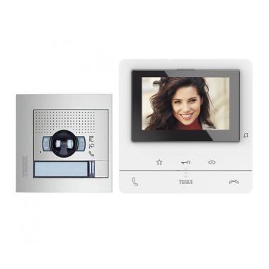 Product van Kit Video Intercom 1 Woning 2 draden met Bel paneel SFERA NEW en monitor  CLASSE 100 Basis TEGUI 378112