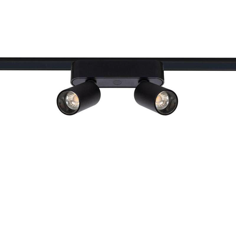 Product of 10W Double LED Spotlight in Black for 25mm SuperSlim 48V Magnetic Track