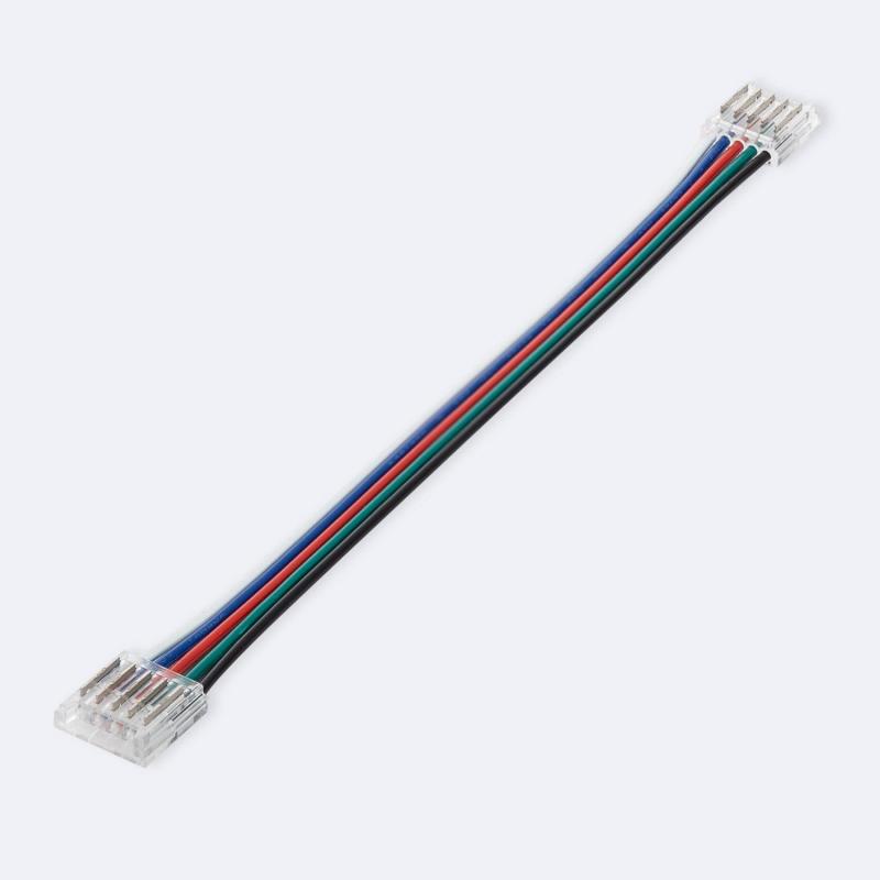 Prodotto da Connettore Hippo Doppio con cavo per Strisce LED RGBW 12/24V DC SMD IP20 Larghezza 12mm 