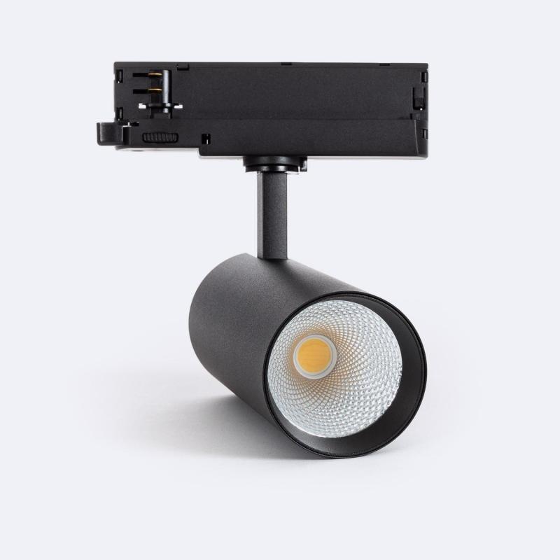 Product van Track Spot LED  3-Fase 30W Carlo No Flicker Black