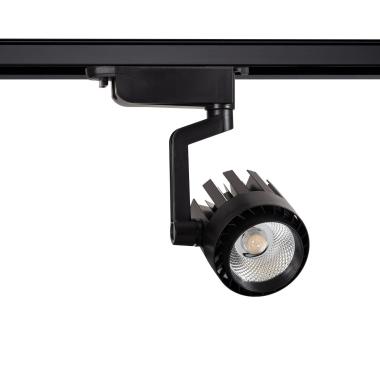 Produit de Spot LED Dora 30W Noir pour Rail Triphasé (3 Allumages)