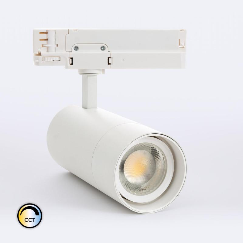 Prodotto da Faretto LED Wild 30W CCT CRI90 No Flicker Multiangolo 24-60º per Binario Trifase