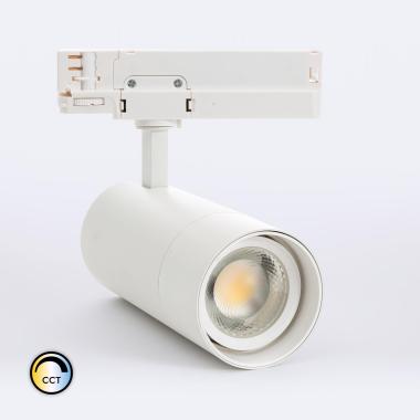 Prodotto da Faretto LED Wild 40W CCT CRI90 No Flicker Multiangolo 24-60º per Binario Trifase