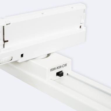 Produit de Spot LED sur Rail Triphasé Davis 30 W 2CCT Double Optique Symétrique LIFUD 