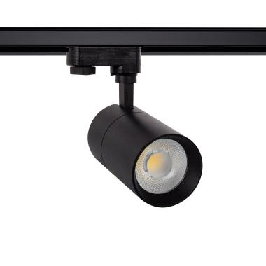 Produit de Spot LED New Mallet Dimmable 20W Noir No Flicker (UGR 15) pour Rail Triphasé (3 Allumages)