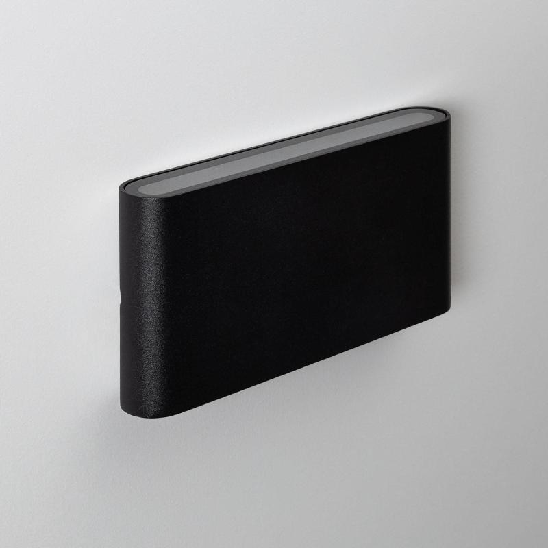 Produit de Applique Murale LED Extérieure Einar 12W Éclairage Double Face Rectangulaire Noire