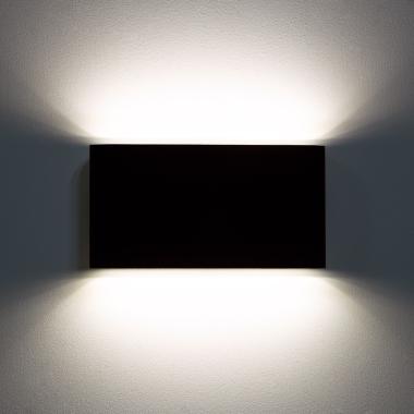 Product of Einar 12W Outdoor Double Sided Illumination Rectangular Black LED Wall Lamp