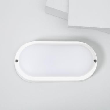 Product van Plafondlamp LED 25W Ovaal Outdoor 96x198 mm IP65 Hublot White