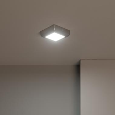 Produkt von LED-Deckenleuchte 6W Eckiges Metall 120x120mm Design Silver