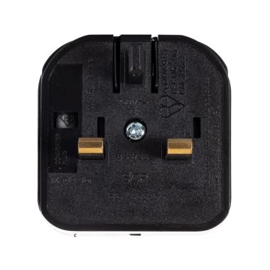 Product of Plug Adapter Type E Wide Head with Straight Cable to Plug Type G (UK)