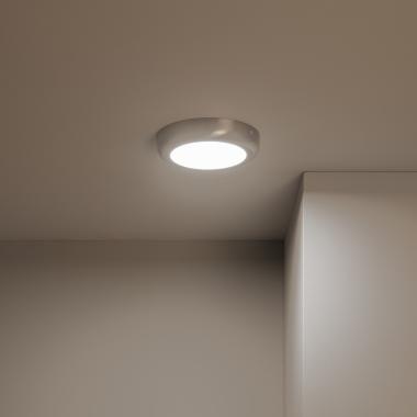 Producto de Přisazené Stropní Kruhové LED Svítidlo 12W  Ø175 mm Kovové Stříbrné