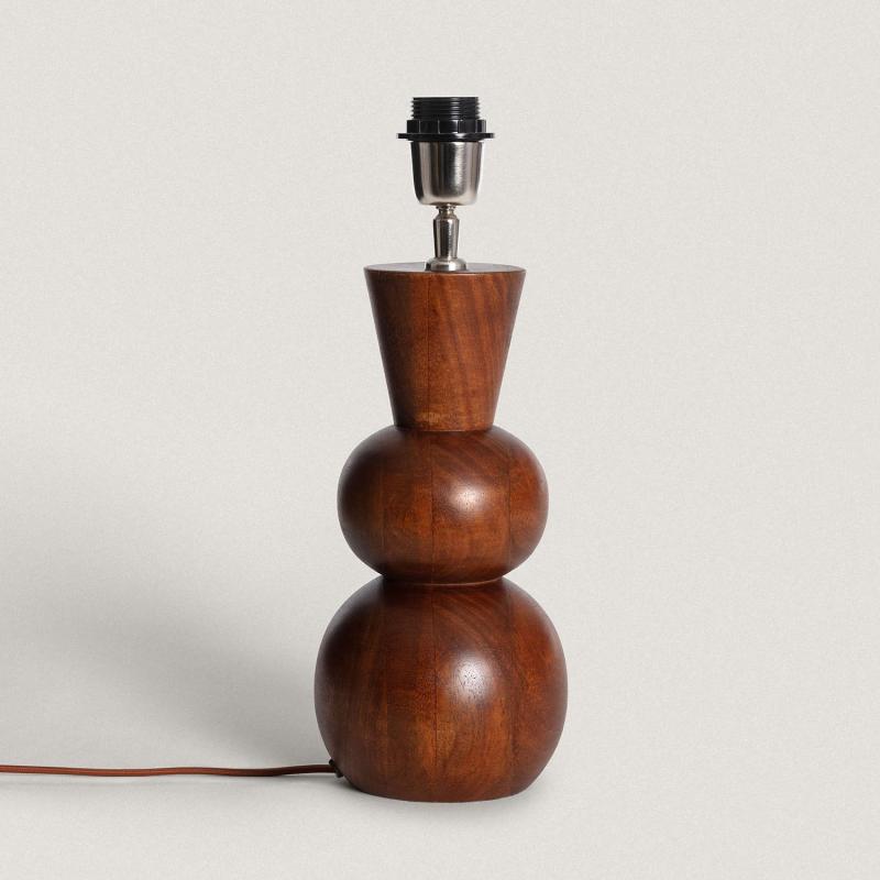 Produit de Pied de Lampe à Poser Bois Vinda ILUZZIA 