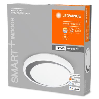 Produkt od Přisazené Stropní LED Svítidlo 34W CCT Kruhové Ø480 mm Smart+ WiFi ORBIS Moon LEDVANCE 4058075486386 
