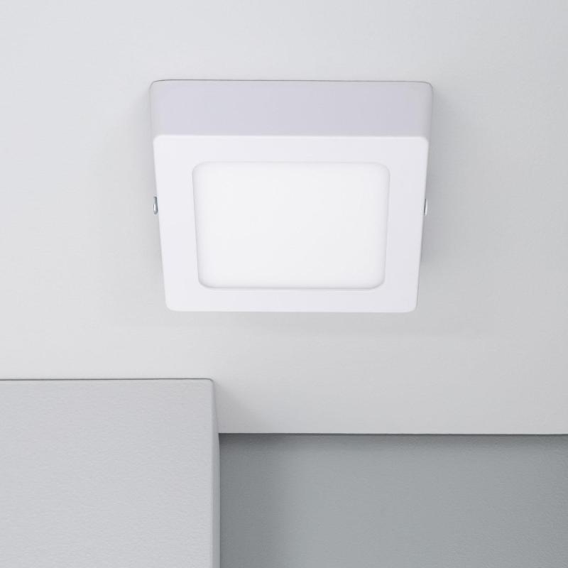 Prodotto da Plafoniera LED 6W Quadrato Alluminio 105x105 mm Slim CCT Selezionabile Galán  SwitchDimm